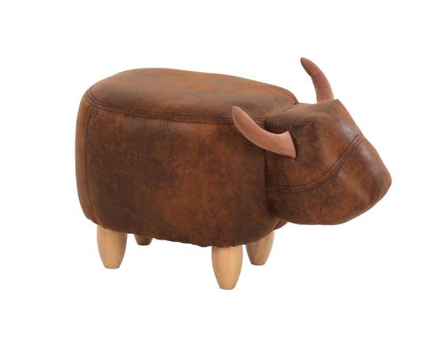zoosy Hocker Kuh braun 66x34x37cm