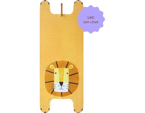 Kinder-Yogamatte Leo der Löwe Senfgelb