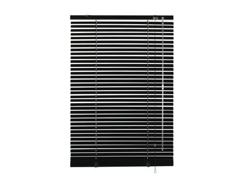Gardinia Aluminium-Jalousie 25 mm 60 x 175 cm, schwarz