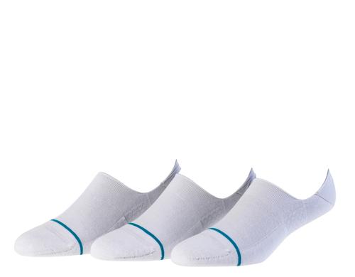 Stance Athletic Tab 3 Pack White, Grösse 43 - 47, 3er-Pack