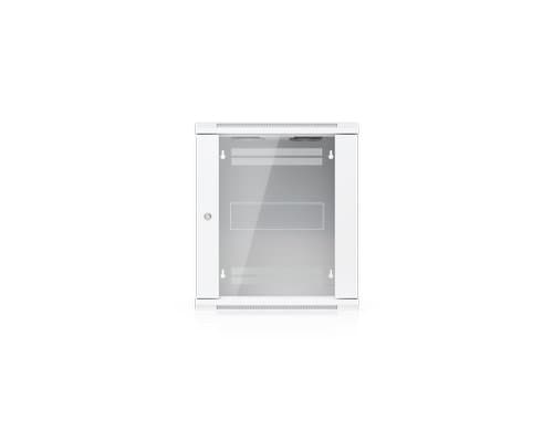 Ubiquiti Wandschrank 12HE 450mm tief, Glas mit Lüfter