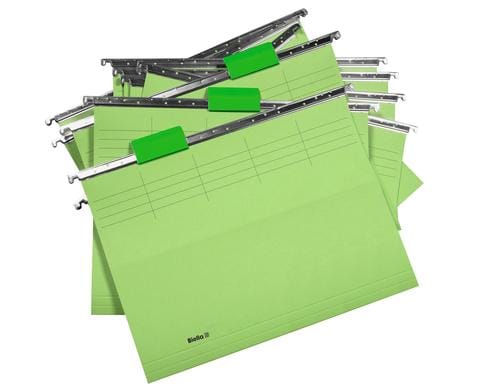 VETRO MOBIL Hängemappen, hellgrün 25er Packung, 25cm inkl. Zubehör