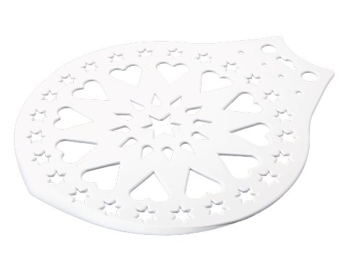 STÄDTER Kuchenheber und Verzierschablone ø 28 cm weiss