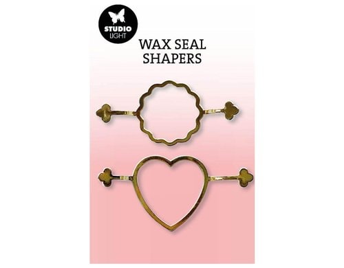 Wachs Giessvorlagen Herz & Muschel