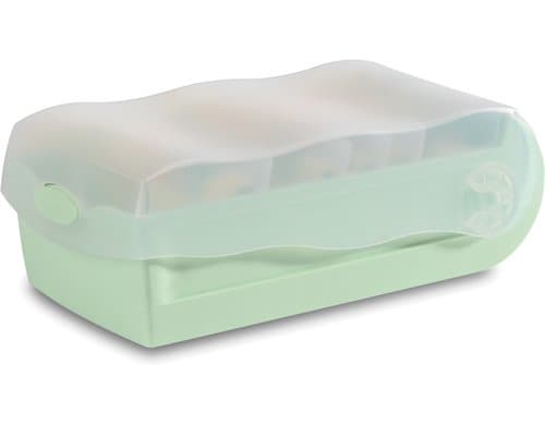 HAN Karteibox Croco A7 5 Stützen, 100 Karten, grün