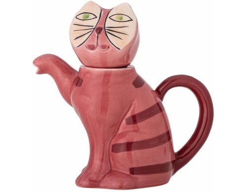 Bloomingville Teekanne Missy Steingut, 19x20.5x9 cm (LxHxB)