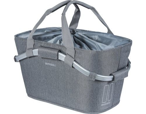 Basil 2Day Carry All MIK grau Gepäckträgerkorb, 22 L, 38x20x17cm