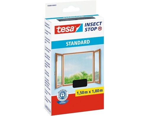 Insect Stop STANDARD Fenster Anthr. - 1,5 m x 1,8 m