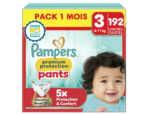 Pampers Premium Protection Pants Gr.3 6- 11kg MonatsBox / 192 Stück
