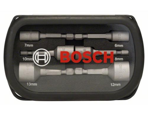 BOSCH Steckschlüssel-Set 6-teilig 6-teiliges Set, Länge 50mm