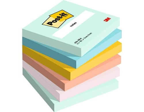 3M Post-it Notes, beachside 6 Blöcke à 90 Blatt, 76 x 76  mm