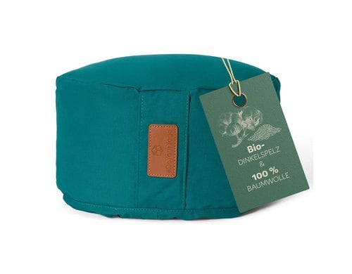 DoYourYoga Yogabolster Vishnu Zylinder dunkelgrün Dinkelspelz