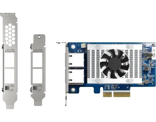 QNAP 10GbE Erweiterungskarte, PCIe Gen3 x4 Dual-port (10Gbase-T), Intel X710
