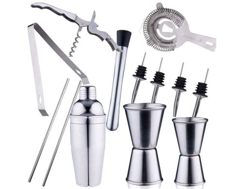 Alpina Cocktailset 14-teilig inkl. Aufbewahrungsröhre