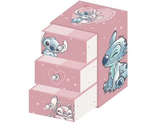 Arditex Schubladenbox Stitch 3 Stöckig, 9.5x7x15 cm