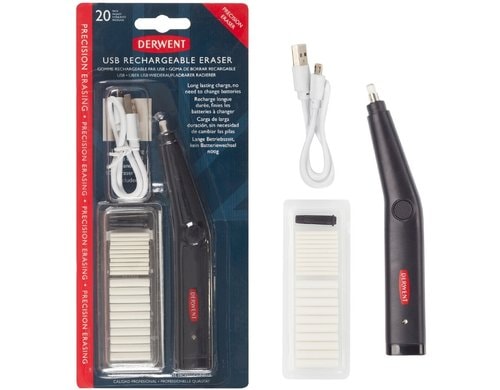Derwent batteriebetriebener Radierstift aufladbar per USB