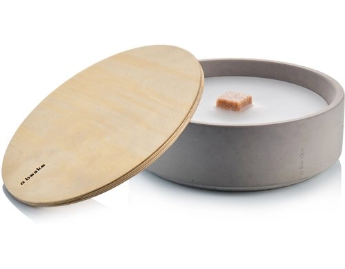 Betonfeuer Suma' Outdoor-Kerze Grösse L (Ø19cm)