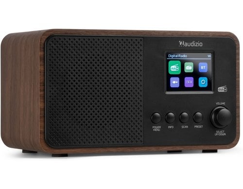 Audizio Avio WD DAB+/FM Radio mit Bluetooth, holz
