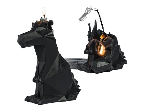 54Celsius PyroPet Dreki Schwarz,17.8x6.8x15.3cm,Brennd.ca.20h