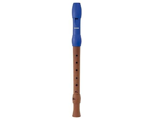 Hohner Alegra Line Blockflöte 2-teilig,  Barock System, Blau