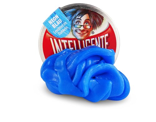 Intelligente Knete Dosen Neon Blau