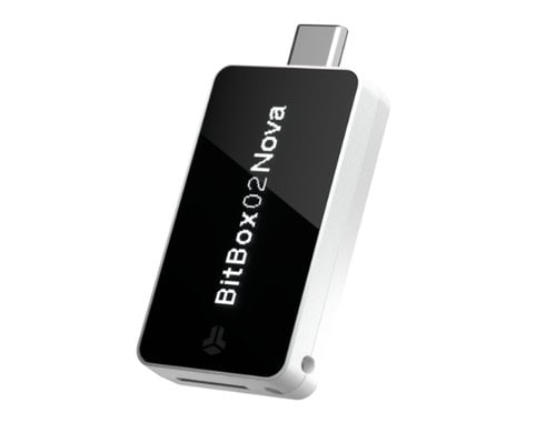 BitBox02 Nova Bitcoin only Edition White Hardware Crypto Wallet