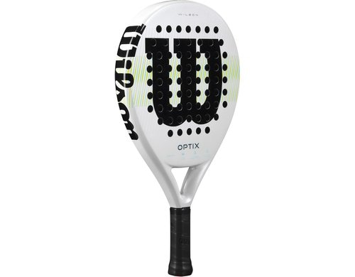 Wilson Padelracket Optix V1 White Rund, Carbon Rahmen, EVA-D 22
