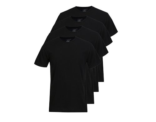 Switcher 4er-Pack Unisex T-Shirt Max Schwarz, XL