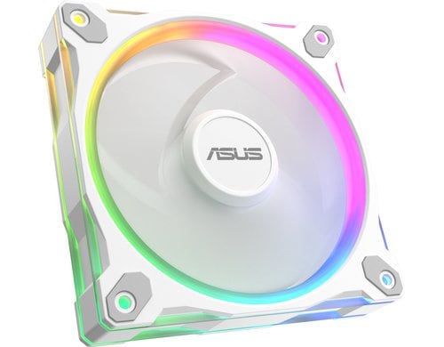 ASUS PRIME MR120 FAN ARGB REVERSE WHT 120x120x28mm, PWM, 1600rpm, max. 21 dB