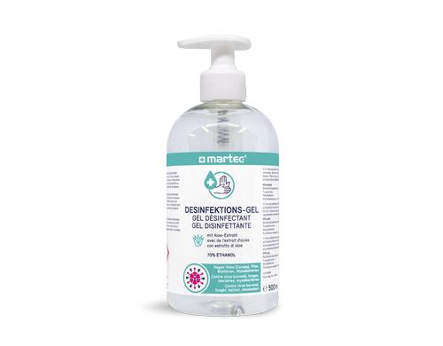 MARTEC Hand-Desinfektions-Gel mit Pumpe 500 ml