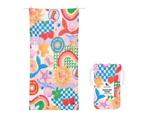 Dock& Bay Strandt. Kids M Good VibesClub Polyester/Polyamid, 70x130 cm