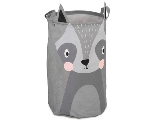Relaxdays Aufbewahrungskorb gross Waschbär