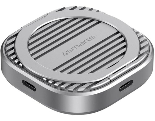 4smarts Magnetisches SSD Gehaeuse Kickstand 3C, MagSafe, grau