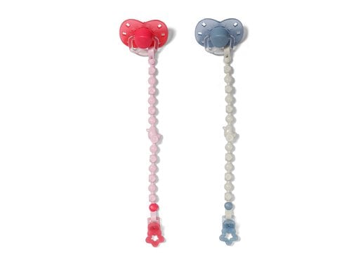 BABY born Mag. Schnuller m. Clip assortiert