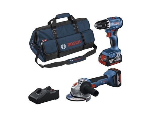 2x 18V Set GSR + GWS + 2x Akku Werkzeugtasche