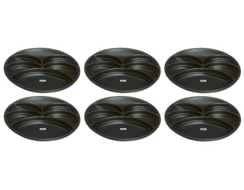 Stöckli Fondueteller schwarz Packung à 6 Stück