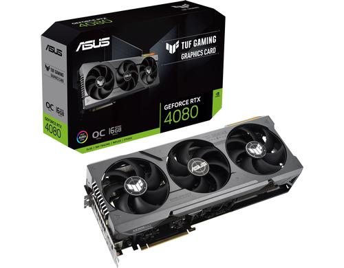 ASUS TUF RTX4080 O16G GAMING, GDDR6X GeForce RTX4080 O16G, 3x DP,2x HDMI