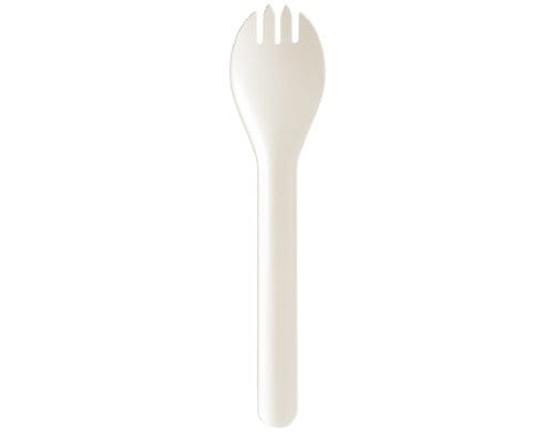Biopak Messer Göffel, weiss, 15cm 100 Stk.