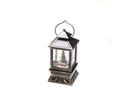 Konstsmide LED Wasserlatern Weihnachtsmarkt 1 ww LED exkl. Batterie 3 x C 1,5V, IP20