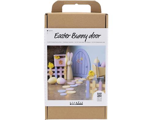 Creativ Company Bastelset Hasentür pastellfarben, inkl. Anleitung