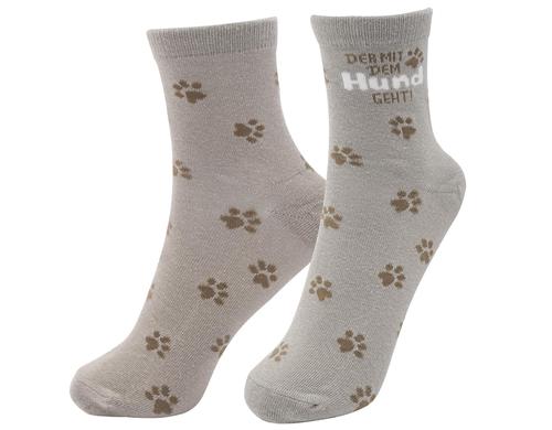 Sheepworld Zaubersocken Der mit dem Hund Grösse 41 - 46, waschbar (40 Grad)