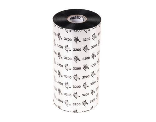 Zebra Farbband für Thermo Transfer, 110mm, Wax/Resin (3200), 25mm Core, 450m,