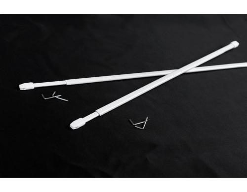 Casa Leon Vitragenstange, 40-60 cm 2 Stück, ausziehbar, inkl. Schraubhaken