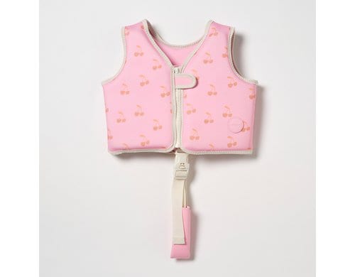 Kids Swim Vest 2-3 Cotton Candy Cherry