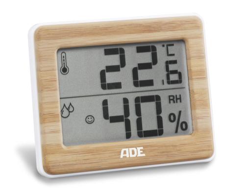 ADE Wetterstation WS1702 Bambus