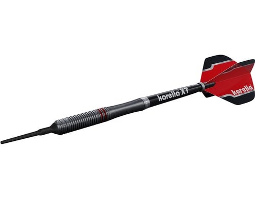 Karella Softdart Fighter 18g 3 Stück, schwarz, 90% Tungsten