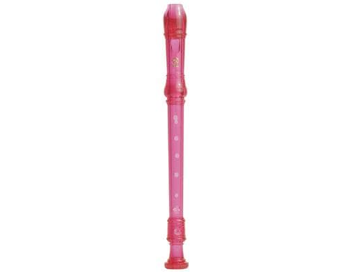 Yamaha YRS-20GP Blockflöte Sopran 3-teilig, Deutsches System, trans. pink