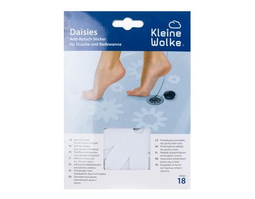 Kleine Wolke Antirutsch-Sticker Daisies 18-teilig, 2 verschiedene Grössen