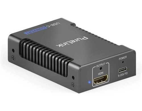 PureTools PT-C-CPDHD-18G USB-C-zu-HDMI-Konverter mit PD, 4K, 100 W
