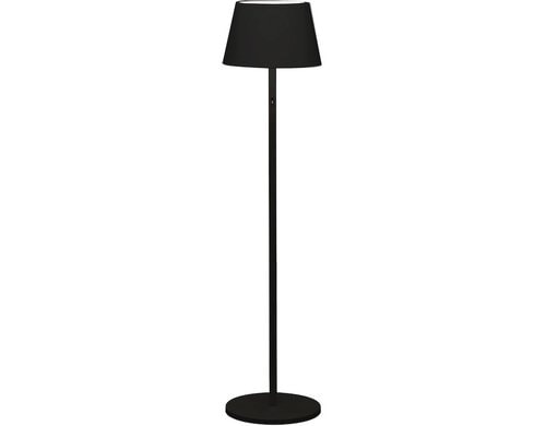 Konstsmide USB-Stehleuchte Pomezia Schwarz LED ww/RGB Akku/Trafo, Dimmbar / IP54